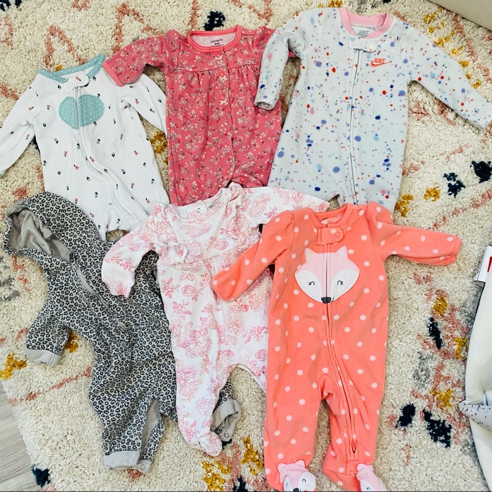 Baby girl 3 Month long sleeve clothing bundle